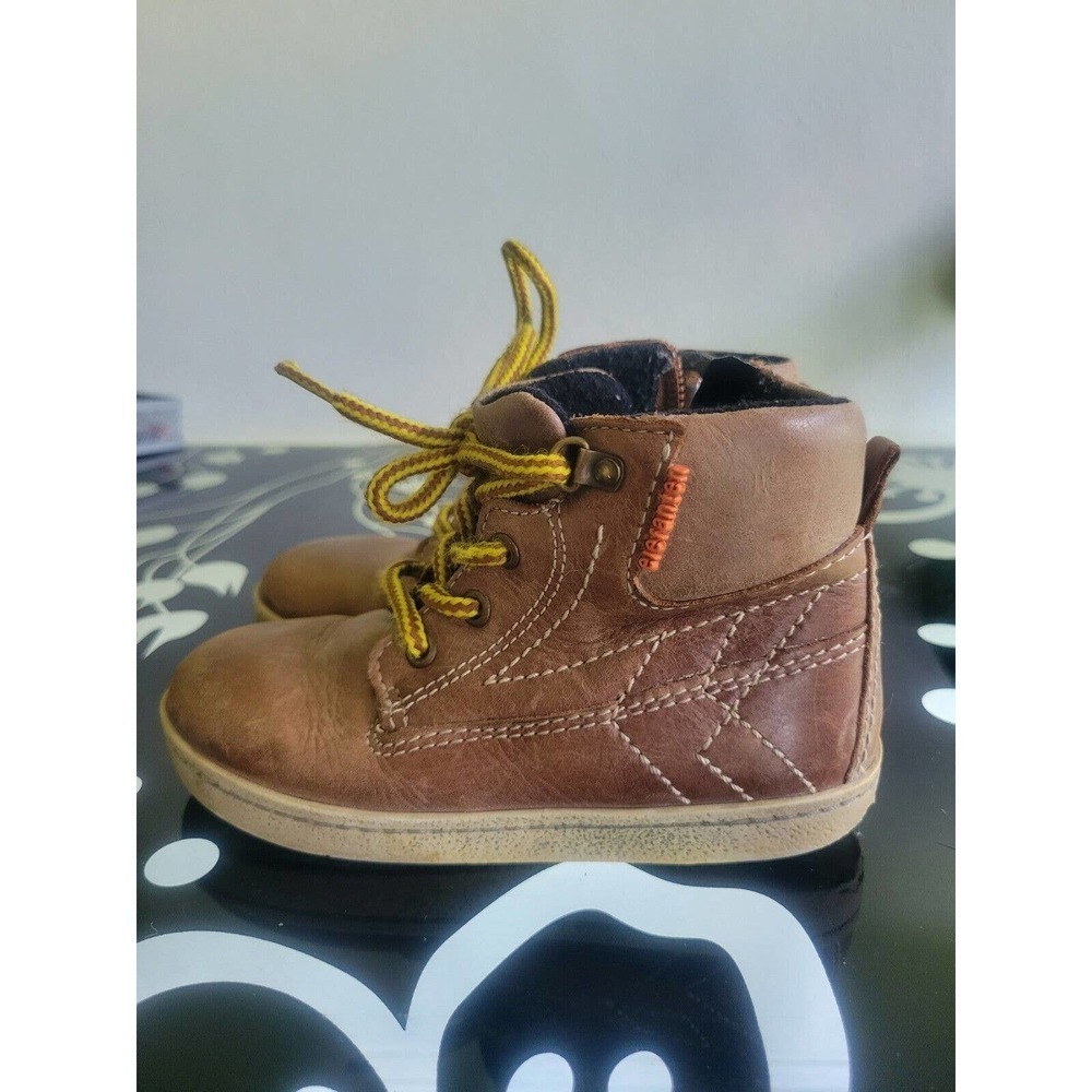 Elefanten Ankle Boots Sz 24 Brown Leather Gore-Tex Winter Boots - Picture 2 of 3